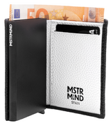 Black Smart Wallet - WHITE INTERIOR