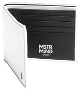 White smooth wallet - BLACK INTERIOR