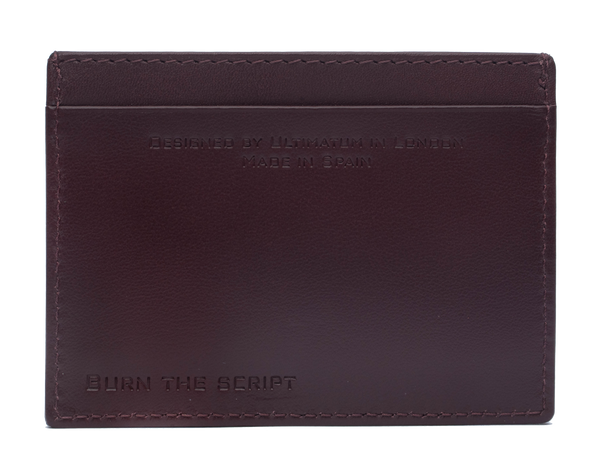 Opulence Cardholder Burgundy