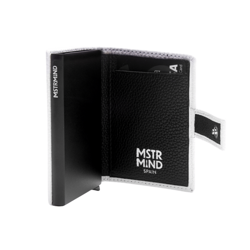 White Smart Wallet with Straps